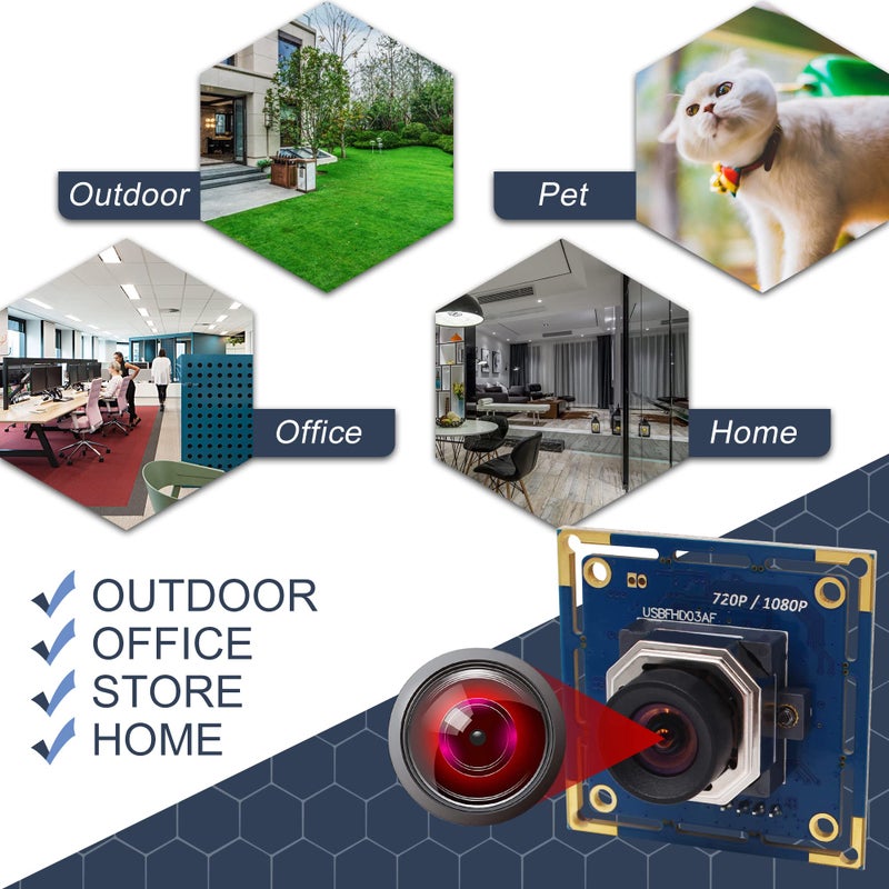 ELP USB Camera Module 100fps Autofocus 2megapixel usb with Camera 1080p FHD Industrial USB Camera 1080P 30fps USB Camera Module 720P 60fps USB Cameras - Image 4